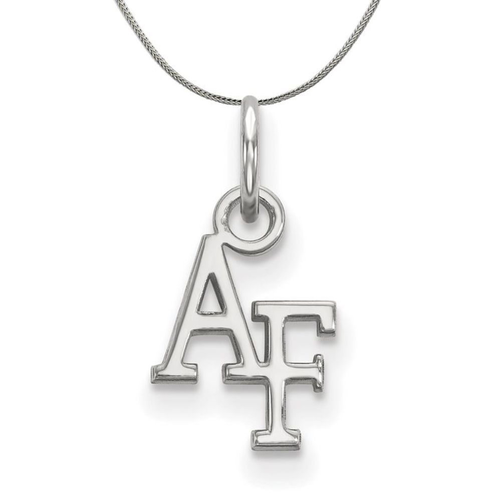 Sterling Silver Air force Academy XS (Tiny) Pendant Necklace - 20 Inch